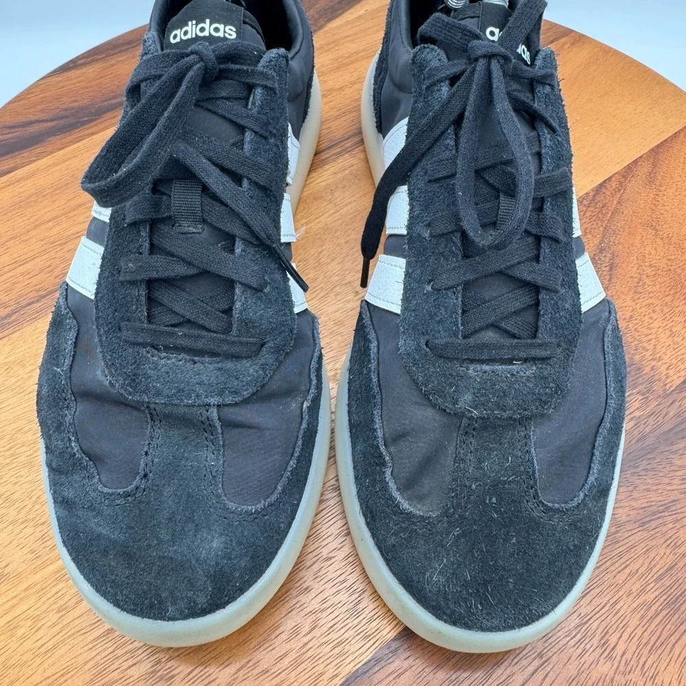 Adidas Barrera Decode Shoes Mens 9.5 Black White Walking Athletic Sneakers